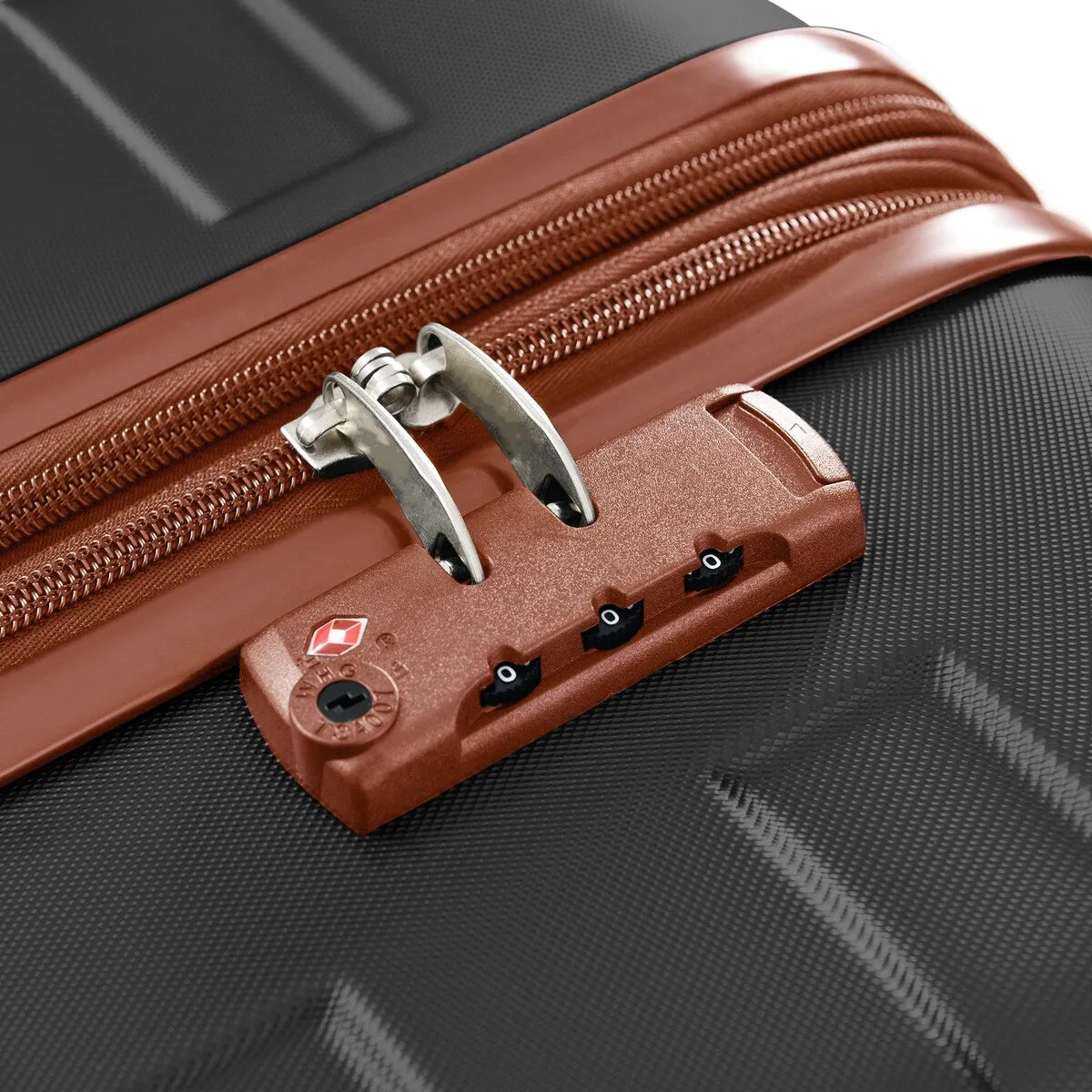 3pcs Hardshell Luggage Sets Lightweight Expandable Suitcase