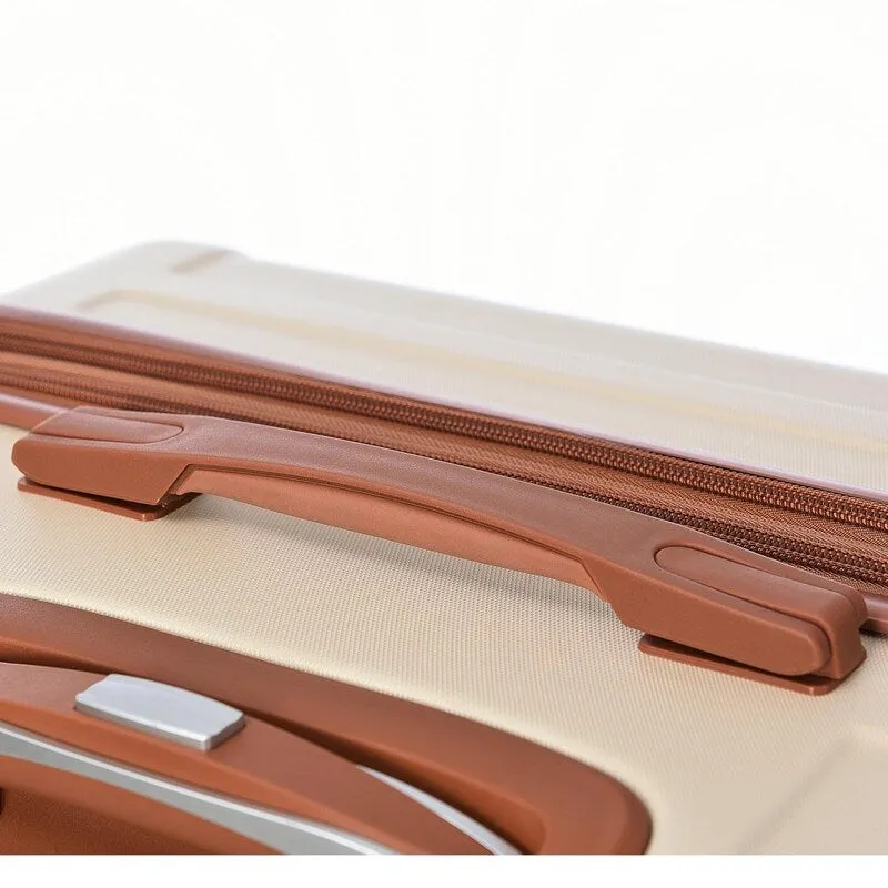 3Pcs Luggage Sets ABS Hardshell Durable Suitcase Sets with Spinner Wheels and TSA Lock