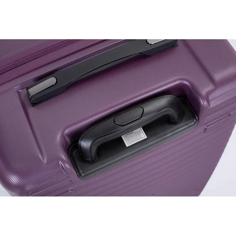 3PCS PC ABS Lightweight Suitcase,Luggage Sets with 2 Hooks,360°Double Spinner Wheels and TSA Lock