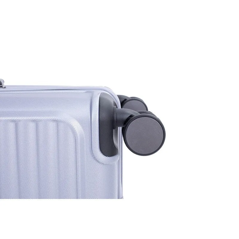3PCS PC ABS Lightweight Suitcase,Luggage Sets with 2 Hooks,360°Double Spinner Wheels and TSA Lock
