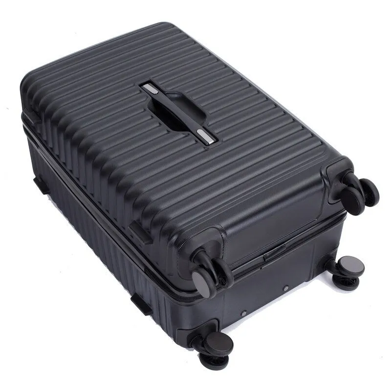 3PCS PC ABS Lightweight Suitcase,Luggage Sets with 2 Hooks,360°Double Spinner Wheels and TSA Lock