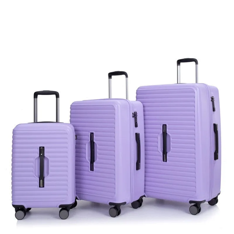 3PCS PC ABS Lightweight Suitcase,Luggage Sets with 2 Hooks,360°Double Spinner Wheels and TSA Lock