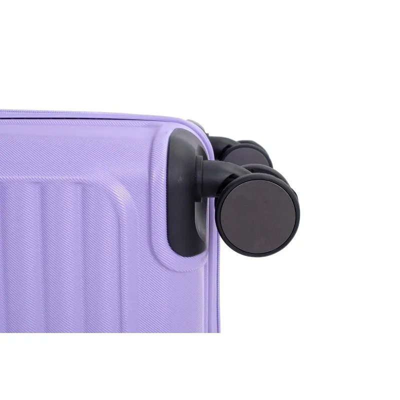 3PCS PC ABS Lightweight Suitcase,Luggage Sets with 2 Hooks,360°Double Spinner Wheels and TSA Lock