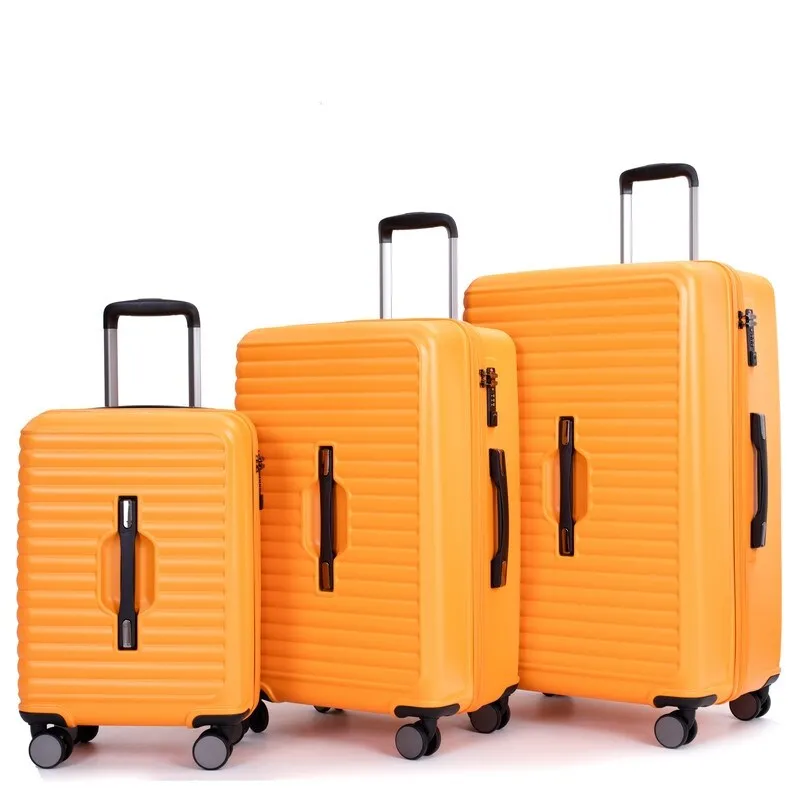3PCS PC ABS Lightweight Suitcase,Luggage Sets with 2 Hooks,360°Double Spinner Wheels and TSA Lock