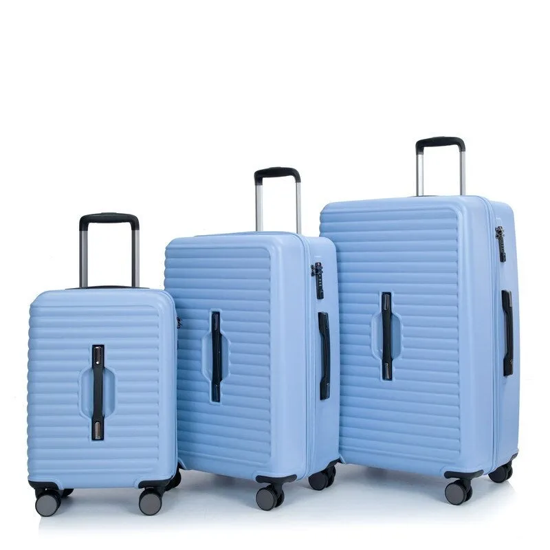 3PCS PC ABS Lightweight Suitcase,Luggage Sets with 2 Hooks,360°Double Spinner Wheels and TSA Lock