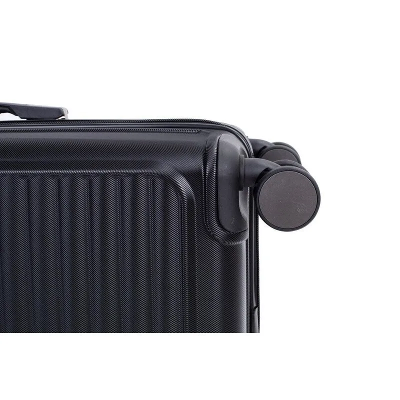 3PCS PC ABS Lightweight Suitcase,Luggage Sets with 2 Hooks,360°Double Spinner Wheels and TSA Lock