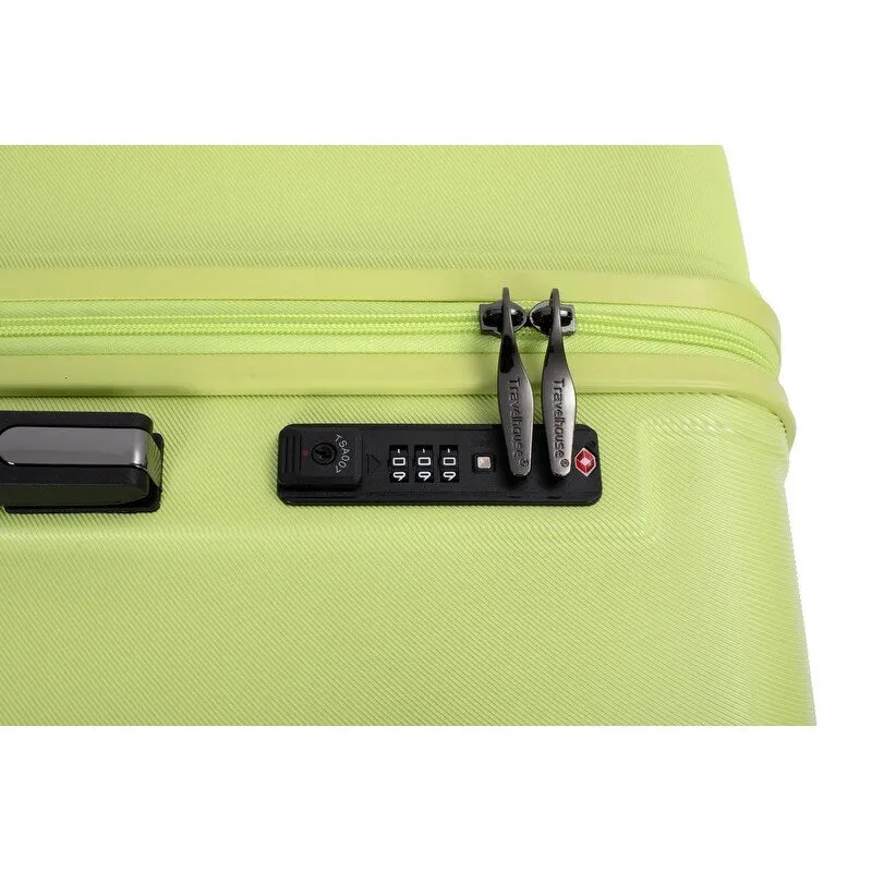 3PCS PC ABS Lightweight Suitcase,Luggage Sets with 2 Hooks,360°Double Spinner Wheels and TSA Lock