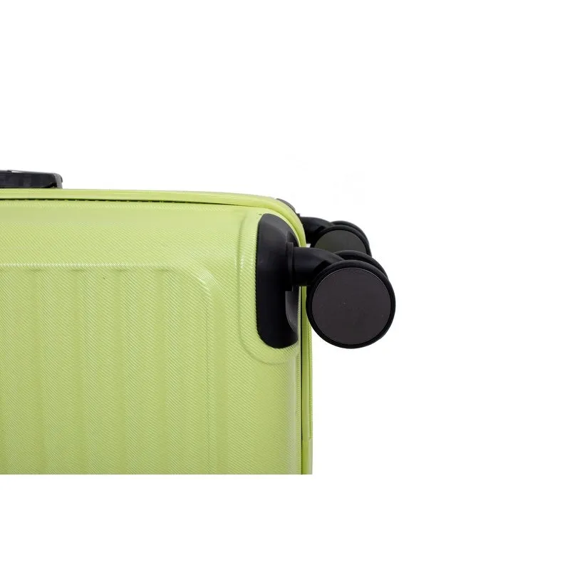 3PCS PC ABS Lightweight Suitcase,Luggage Sets with 2 Hooks,360°Double Spinner Wheels and TSA Lock