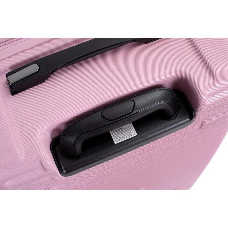 3PCS PC ABS Lightweight Suitcase,Luggage Sets with 2 Hooks,360°Double Spinner Wheels and TSA Lock