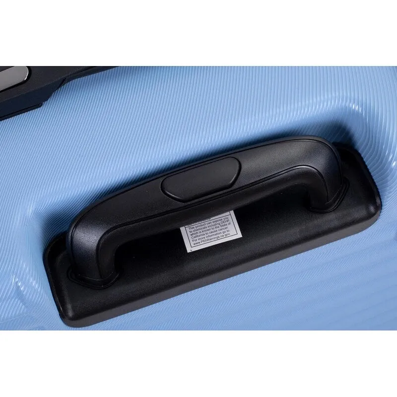 3PCS PC ABS Lightweight Suitcase,Luggage Sets with 2 Hooks,360°Double Spinner Wheels and TSA Lock