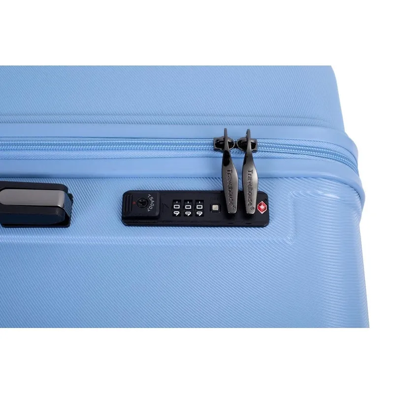 3PCS PC ABS Lightweight Suitcase,Luggage Sets with 2 Hooks,360°Double Spinner Wheels and TSA Lock