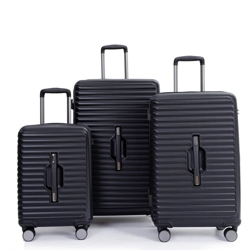 3PCS PC ABS Lightweight Suitcase,Luggage Sets with 2 Hooks,360°Double Spinner Wheels and TSA Lock