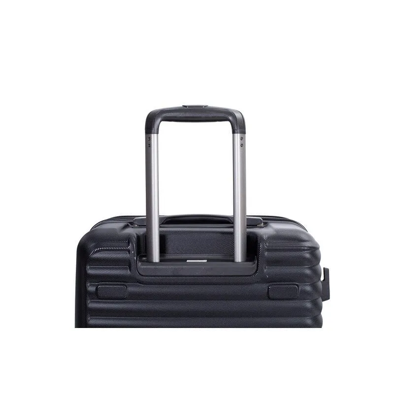 3PCS PC ABS Lightweight Suitcase,Luggage Sets with 2 Hooks,360°Double Spinner Wheels and TSA Lock