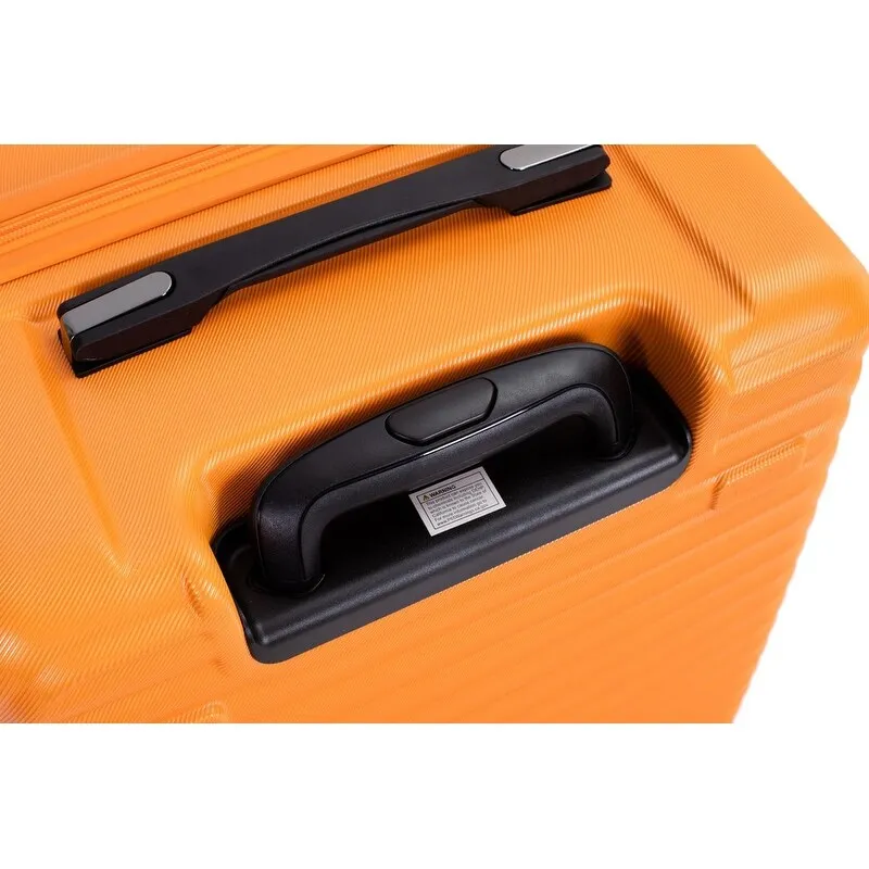 3PCS PC ABS Lightweight Suitcase,Luggage Sets with 2 Hooks,360°Double Spinner Wheels and TSA Lock