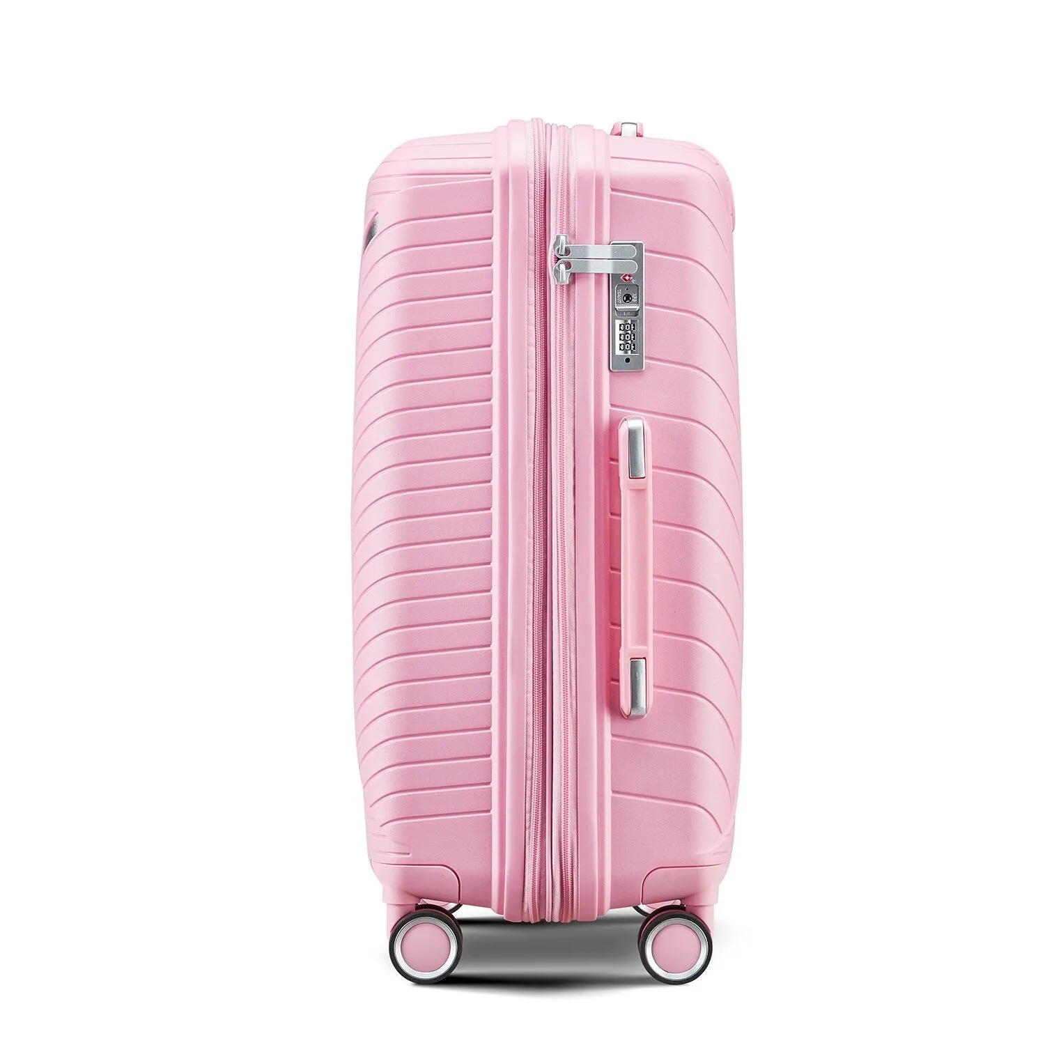 4 Piece Luggage Sets with Adjustable Handle and TSA Lock, Expandable Suitcase with Zippered Pocket (14/20/24/28)