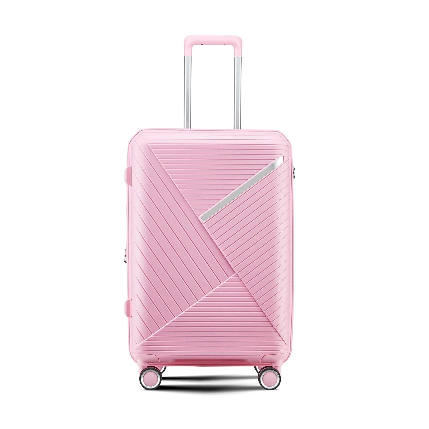4 Piece Luggage Sets with Adjustable Handle and TSA Lock, Expandable Suitcase with Zippered Pocket (14/20/24/28)