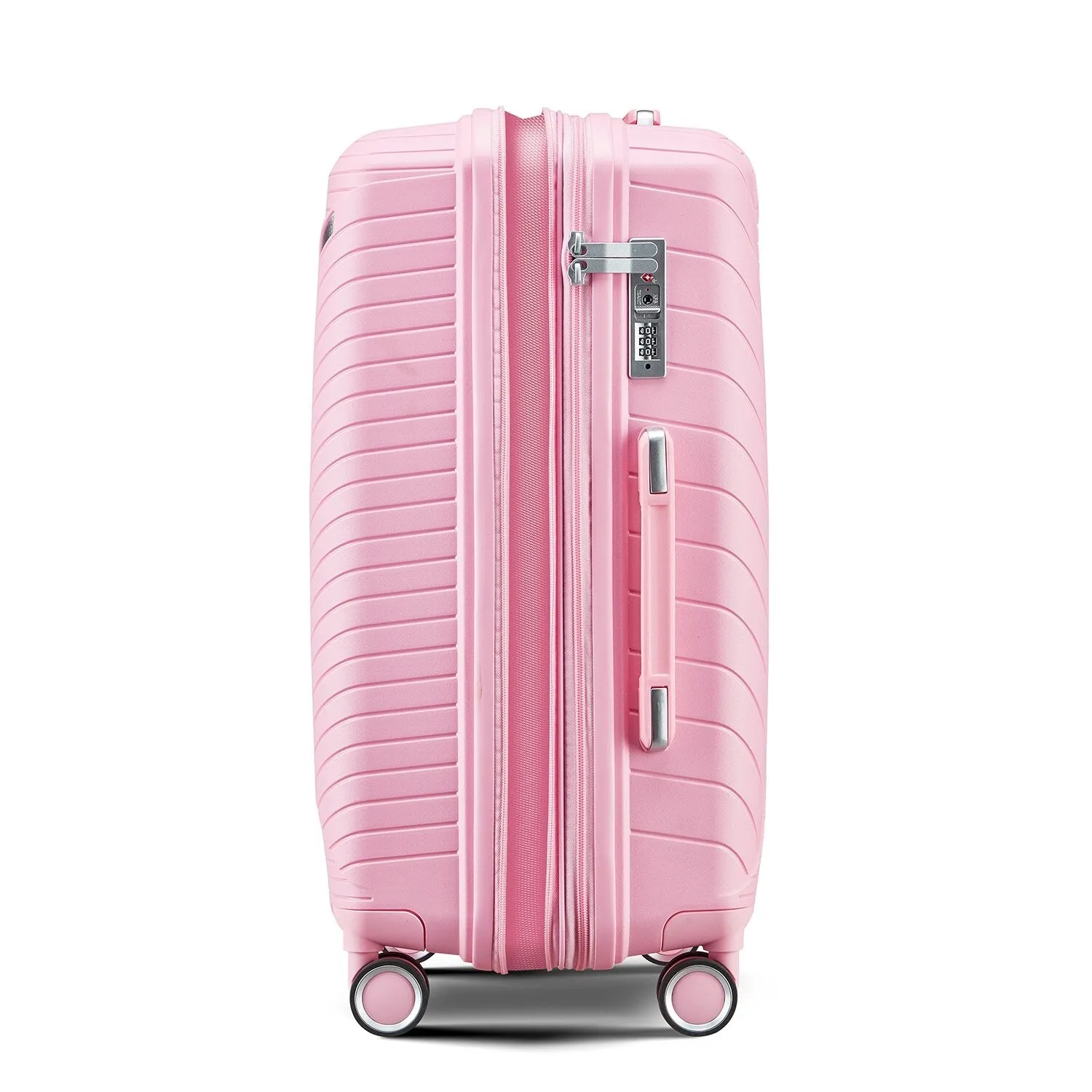 4 Piece Luggage Sets with Adjustable Handle and TSA Lock, Expandable Suitcase with Zippered Pocket (14/20/24/28)