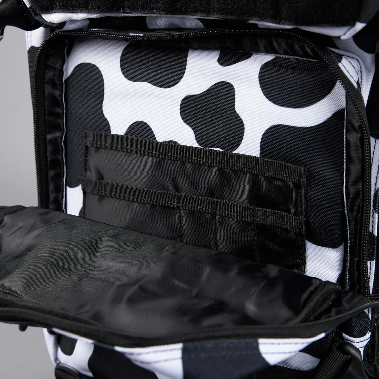 45L Backpack Black White Cow (SALE)