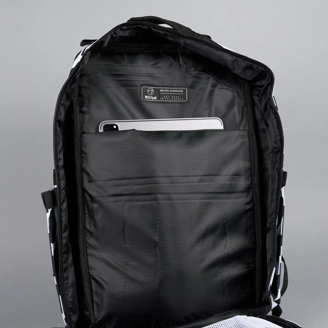 45L Backpack Black White Cow (SALE)