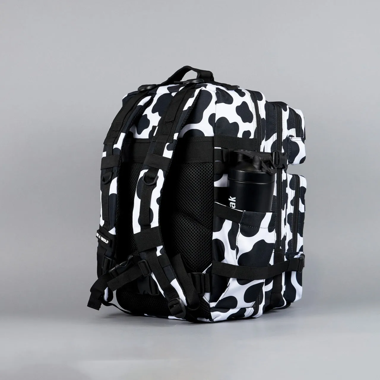 45L Backpack Black White Cow (SALE)
