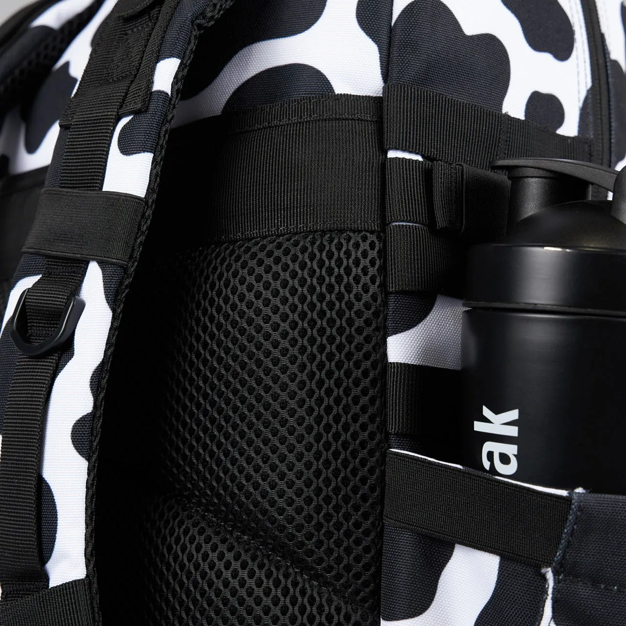 45L Backpack Black White Cow (SALE)