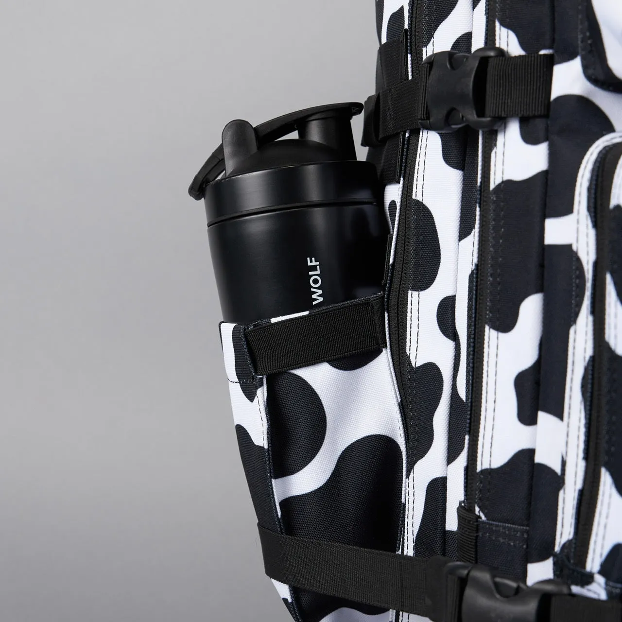 45L Backpack Black White Cow (SALE)