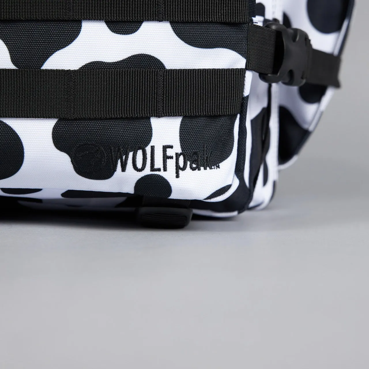 45L Backpack Black White Cow (SALE)