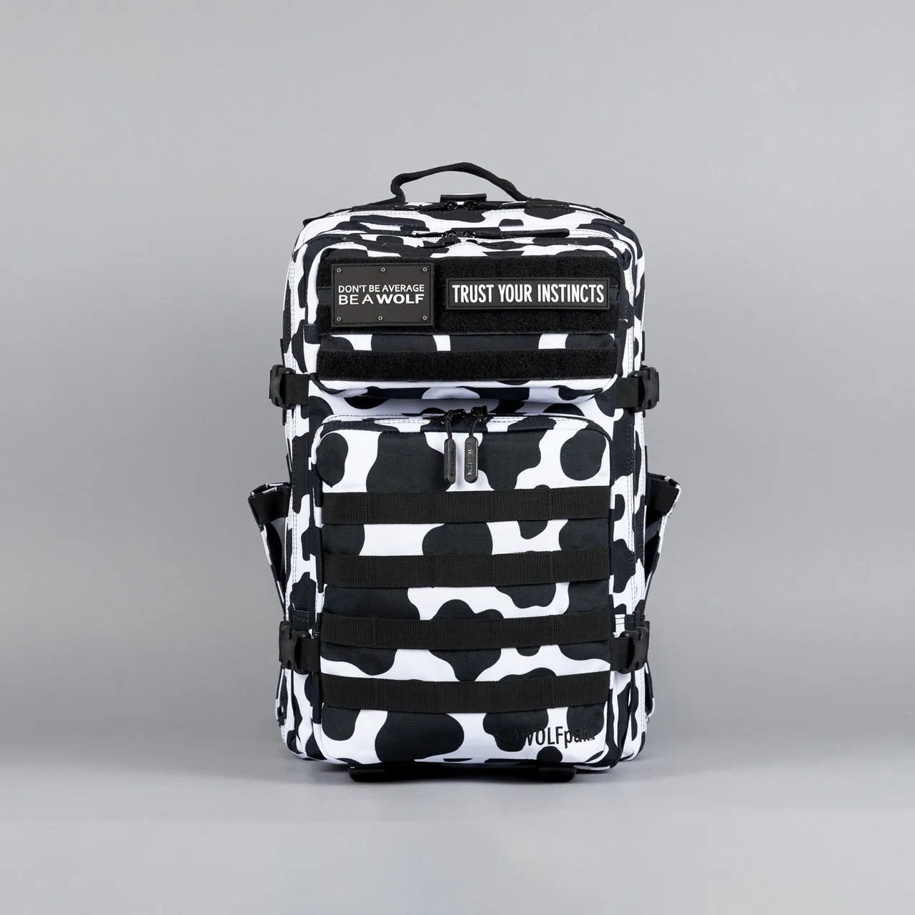 45L Backpack Black White Cow (SALE)