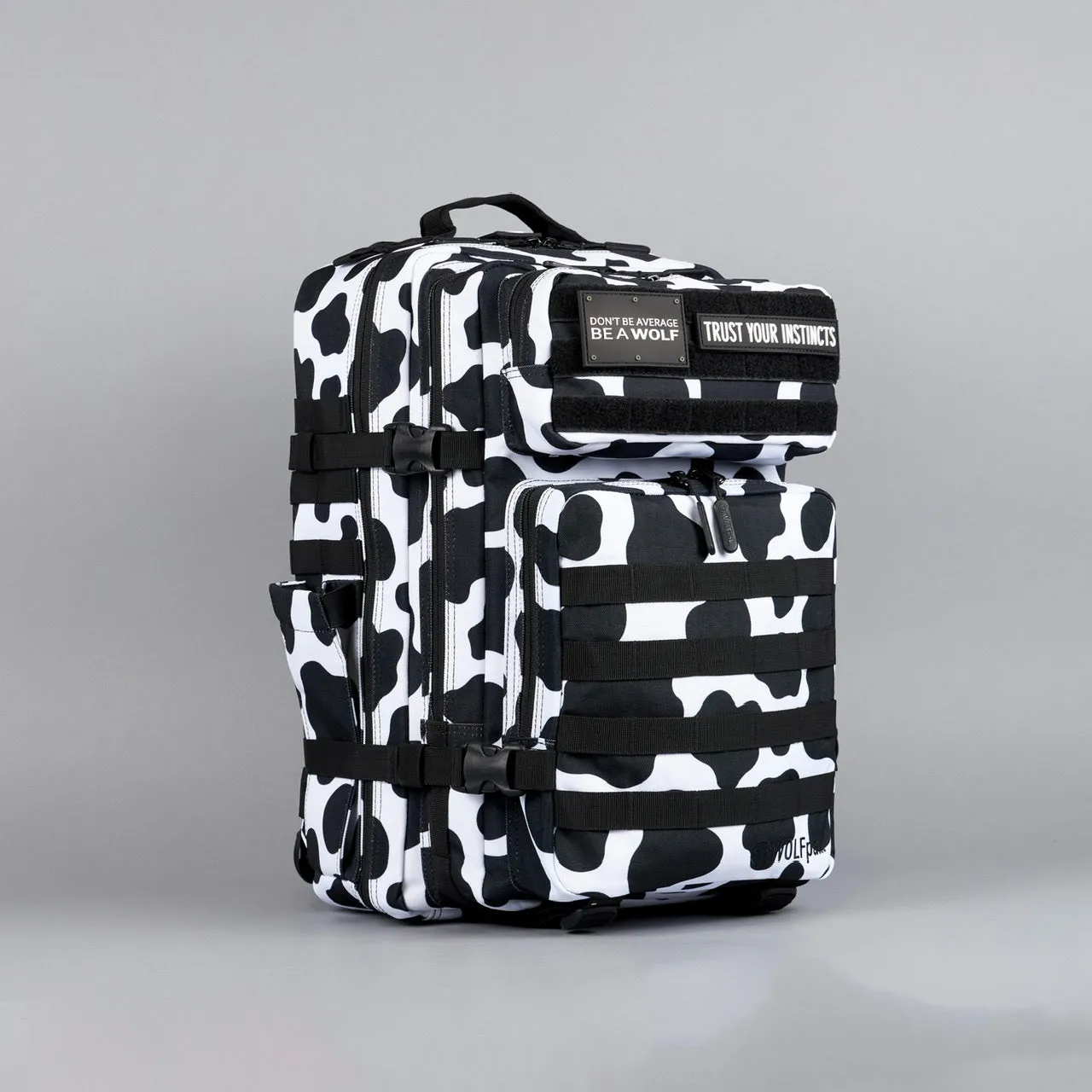 45L Backpack Black White Cow (SALE)