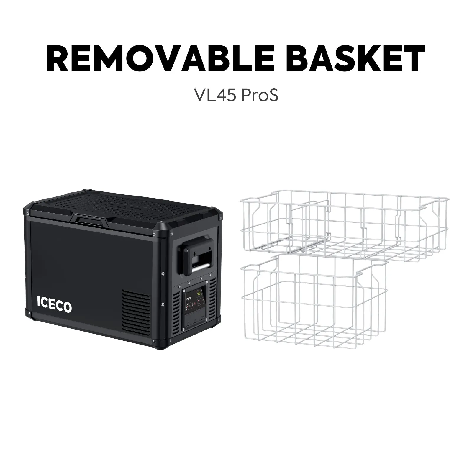 47.5QT VL45ProS Portable Fridge Freezer with BC75 Beach Chair | ICECO