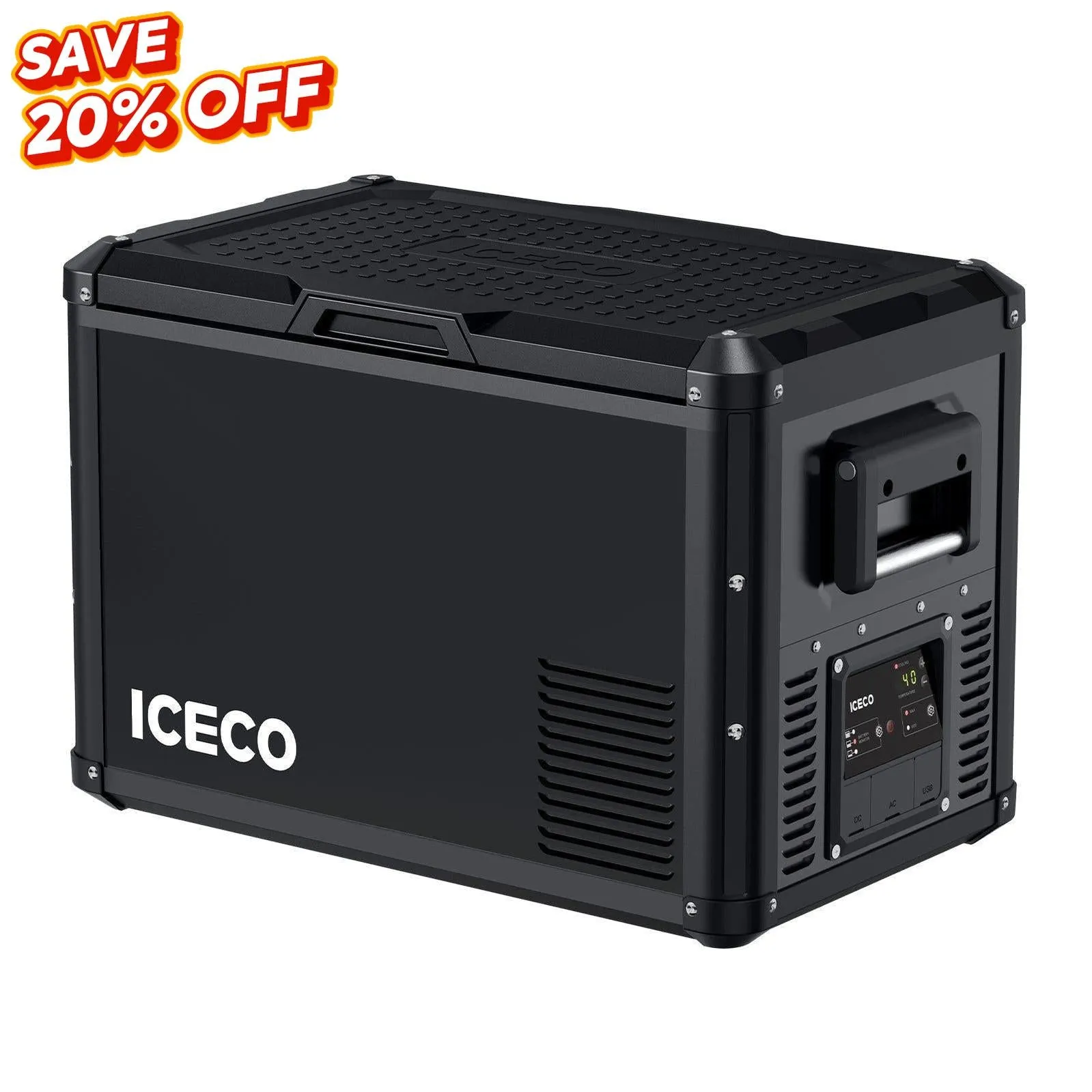 47.5QT VL45ProS Portable Fridge Freezer with BC75 Beach Chair | ICECO