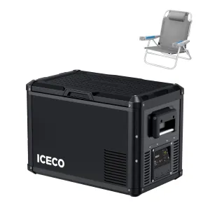 47.5QT VL45ProS Portable Fridge Freezer with BC75 Beach Chair | ICECO