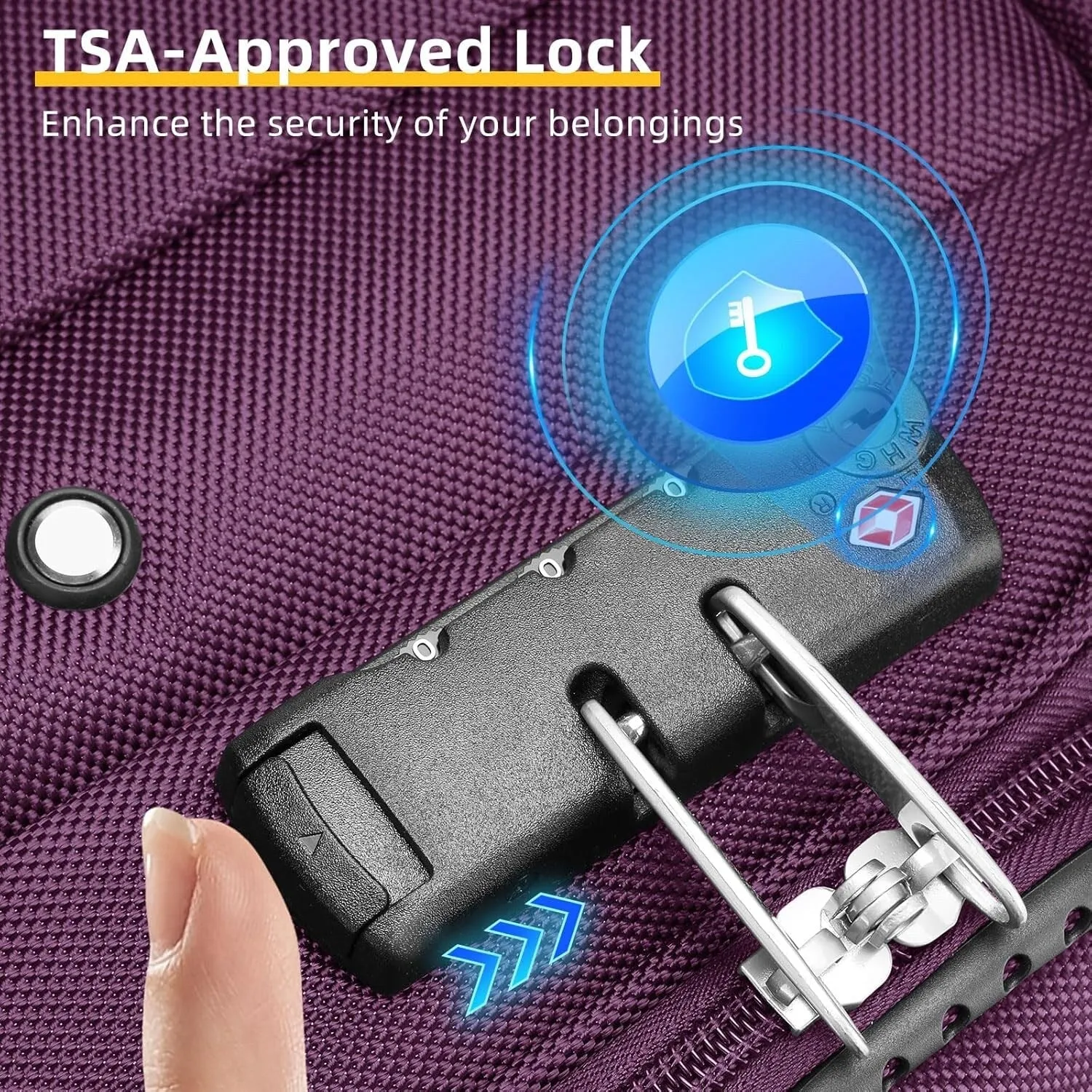 5 Pcs Softside Expandable Suitcases Set with Spinner Wheels & TSA Lock