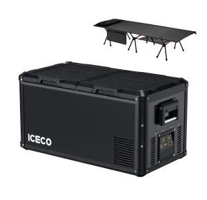 79.2QT VL75ProD Fridge Freezer with Camping Cot | ICECO