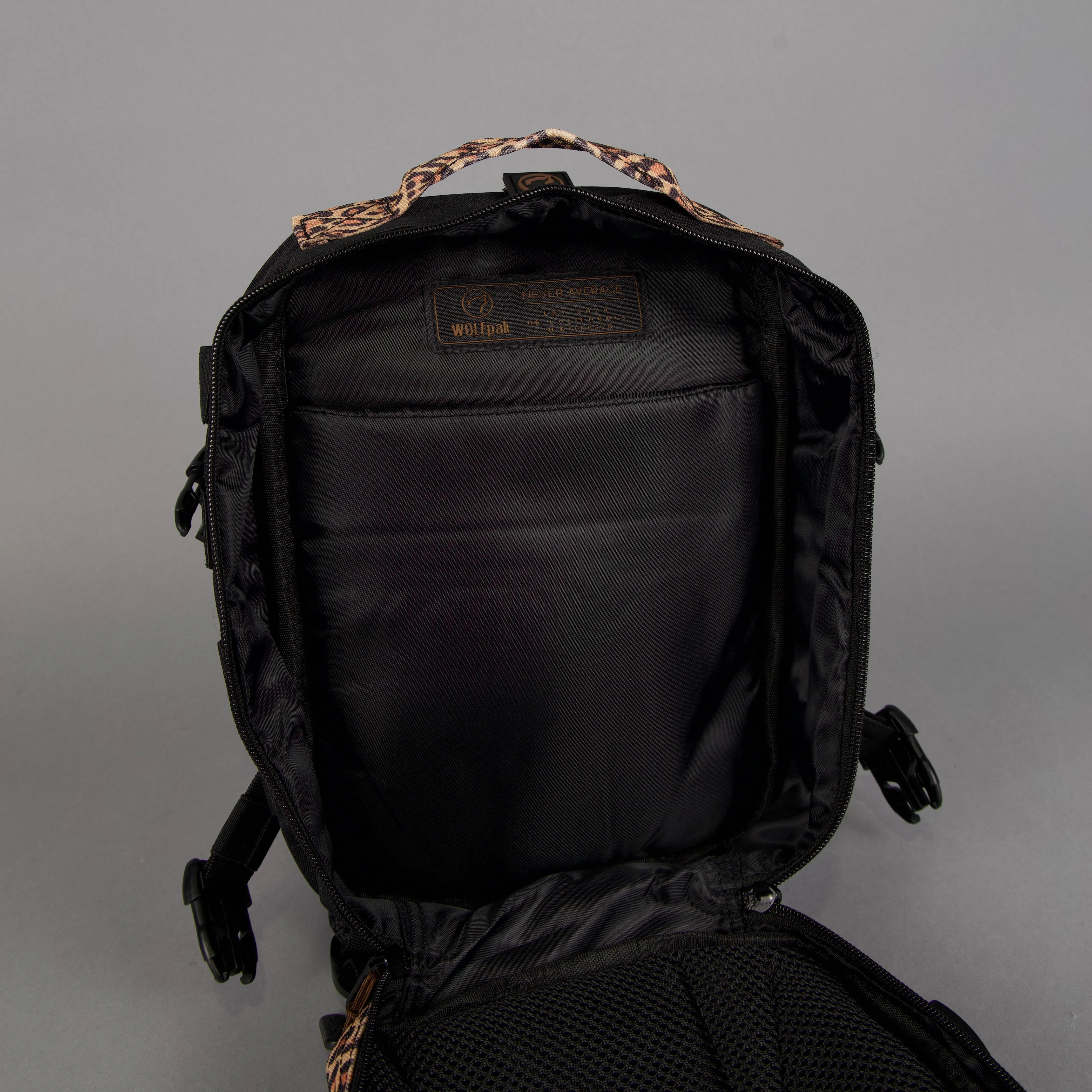 9L Backpack Mini Alpha Black Leopard Limited Edition (SALE)