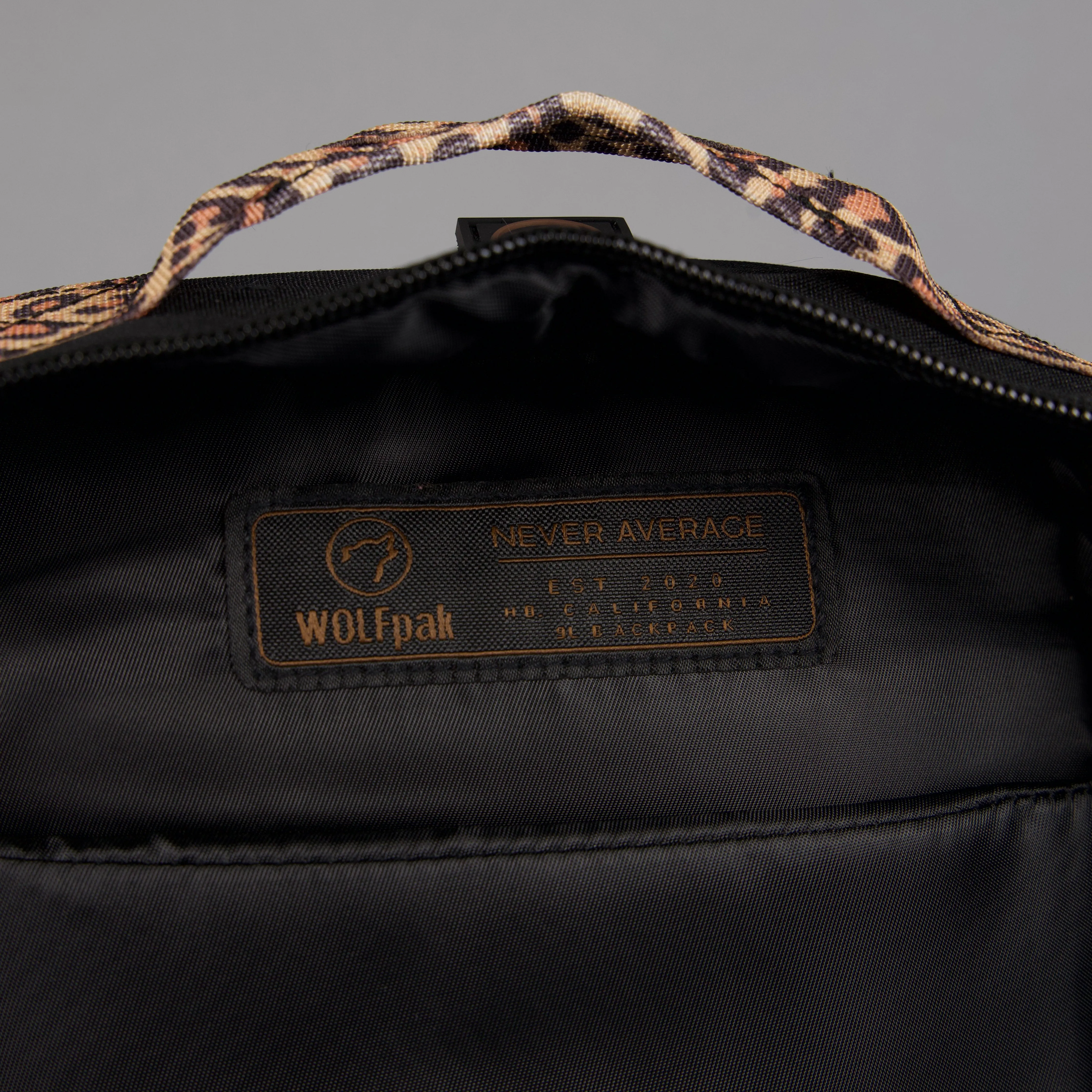9L Backpack Mini Alpha Black Leopard Limited Edition (SALE)