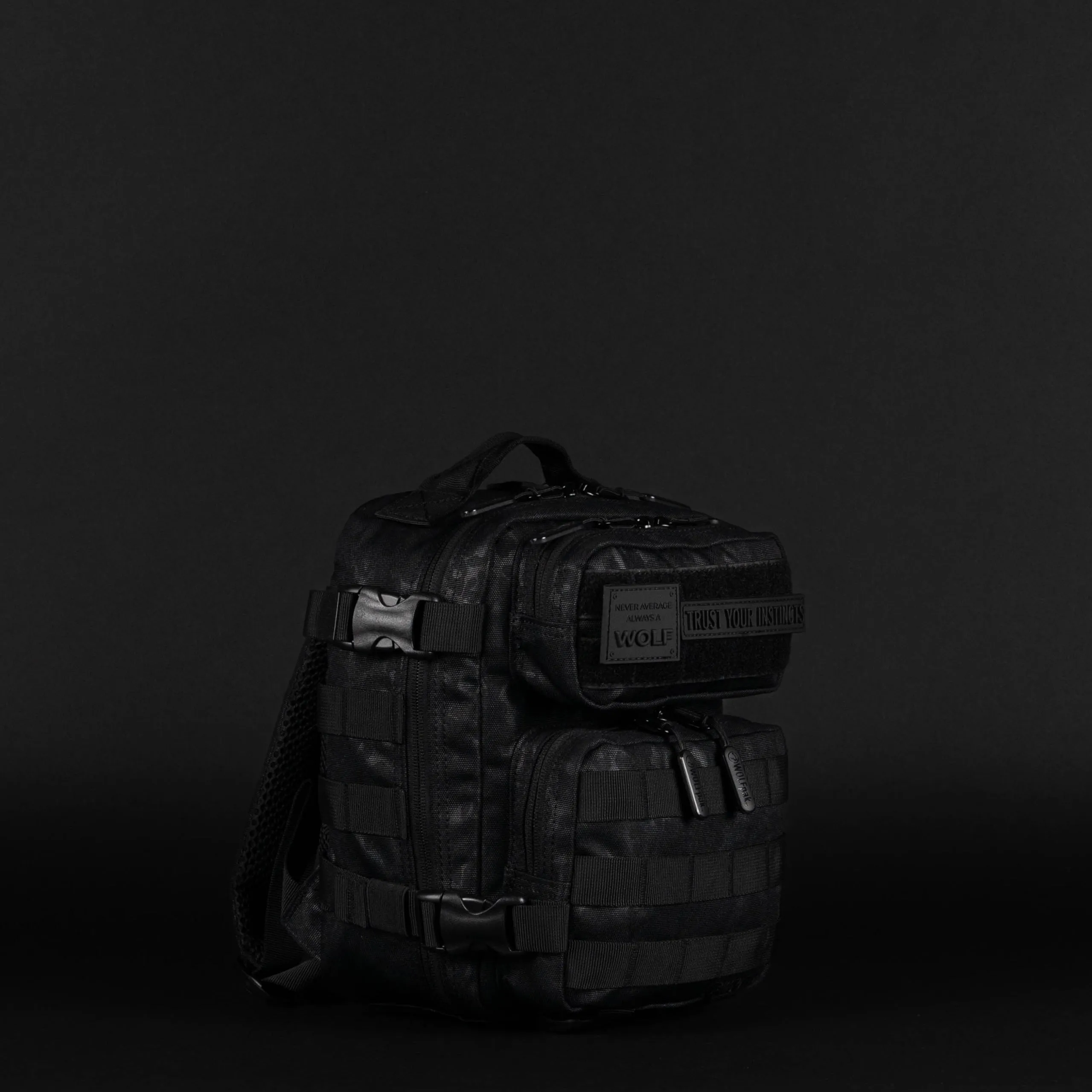 9L Backpack Mini Black Leopard