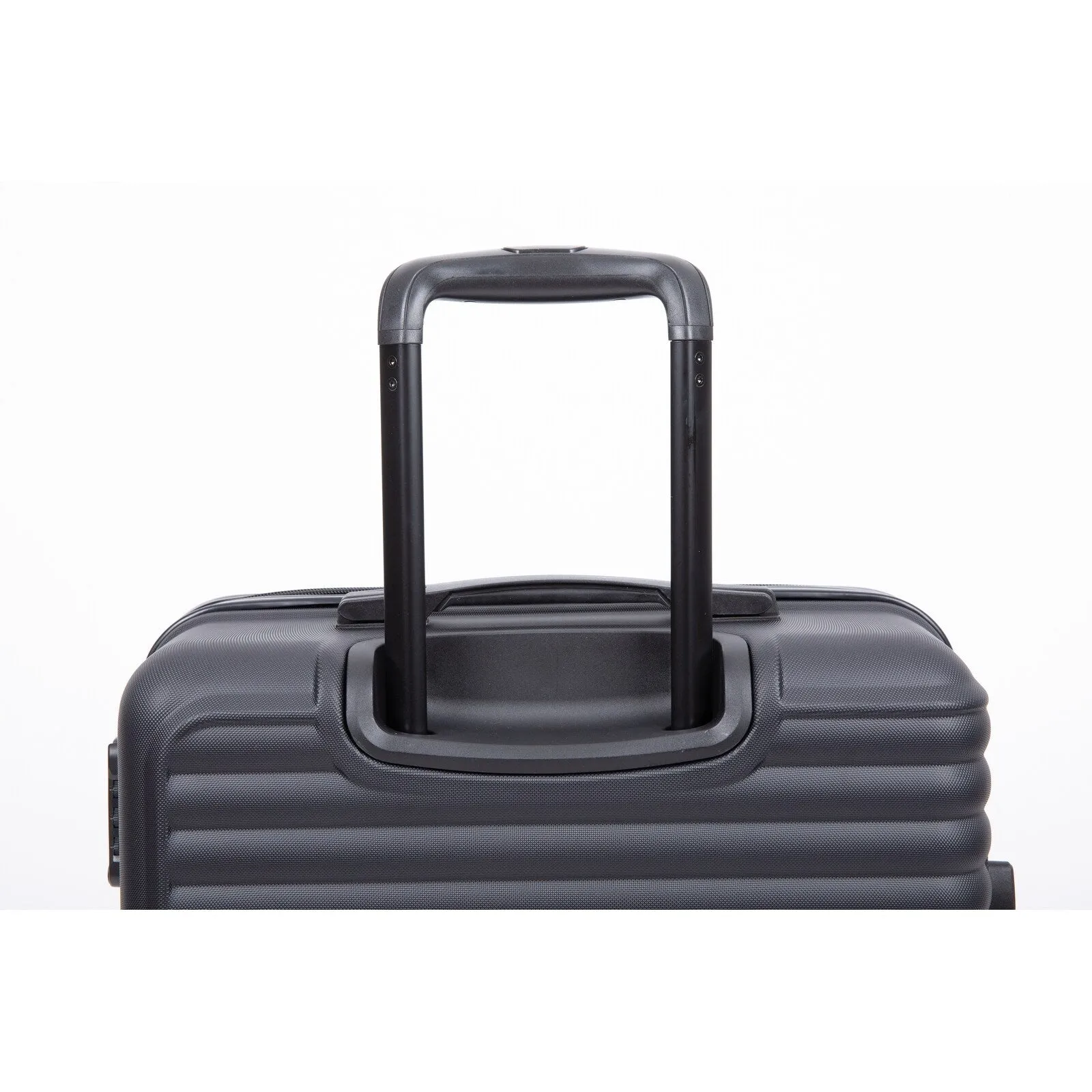 ABS 3 Piece Luggage Sets with TSA Lock and 2 Hooks, (20/24/28) Lightweight Suitcase with Spinner Wheels and Adjustable Pull Rod