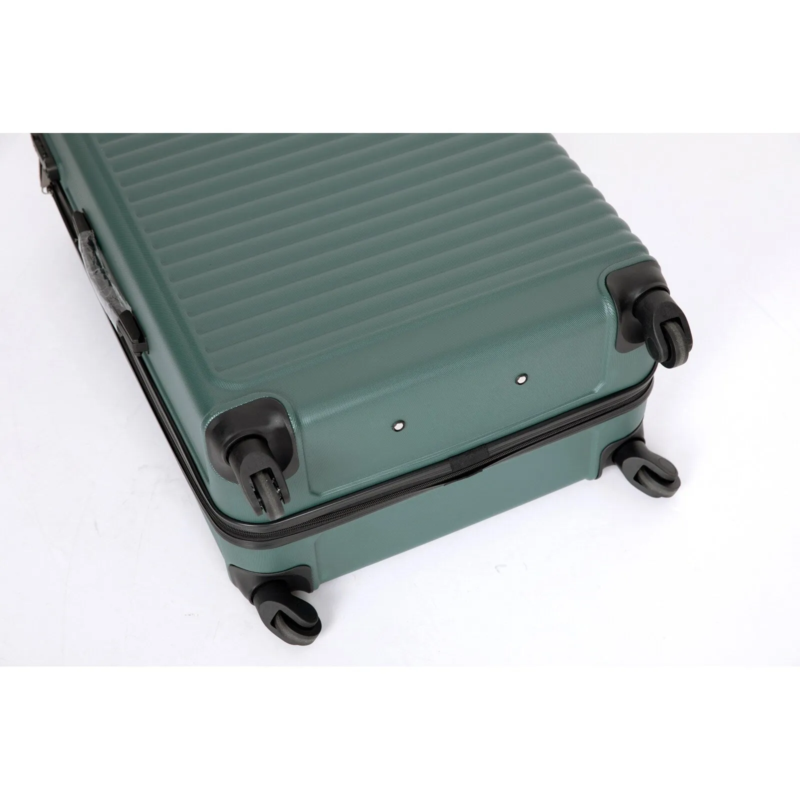 ABS 3 Piece Luggage Sets with TSA Lock and 2 Hooks, (20/24/28) Lightweight Suitcase with Spinner Wheels and Adjustable Pull Rod