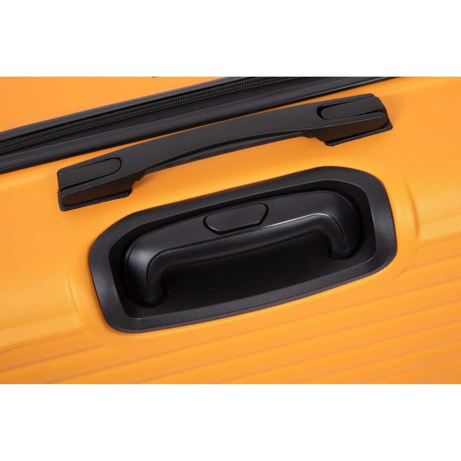 ABS 3 Piece Luggage Sets with TSA Lock and 2 Hooks, (20/24/28) Lightweight Suitcase with Spinner Wheels and Adjustable Pull Rod