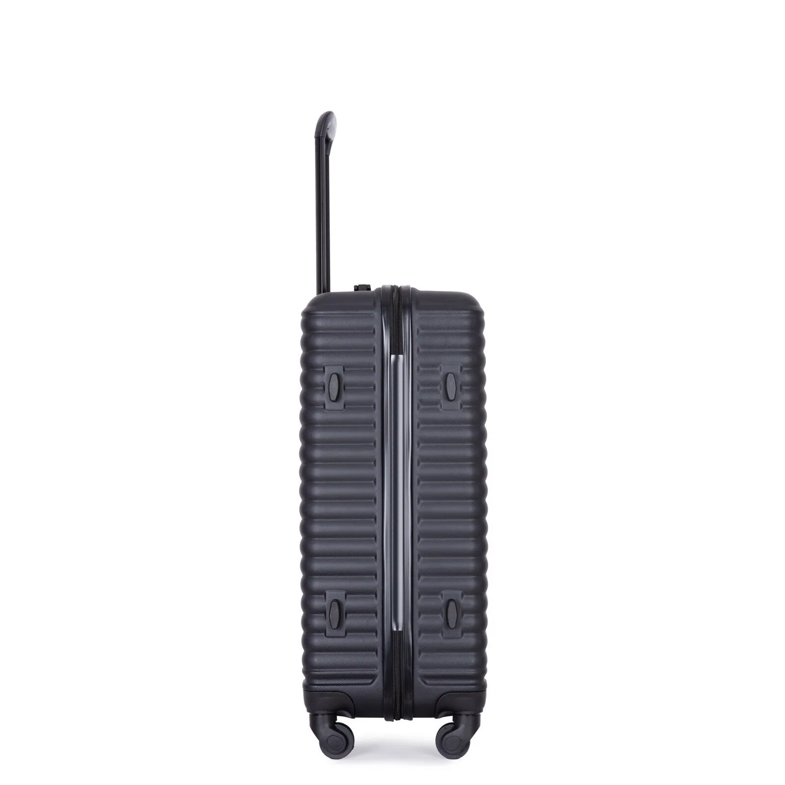 ABS 3 Piece Luggage Sets with TSA Lock and 2 Hooks, (20/24/28) Lightweight Suitcase with Spinner Wheels and Adjustable Pull Rod