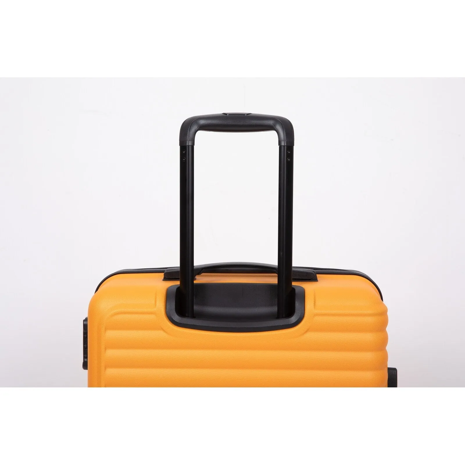 ABS 3 Piece Luggage Sets with TSA Lock and 2 Hooks, (20/24/28) Lightweight Suitcase with Spinner Wheels and Adjustable Pull Rod