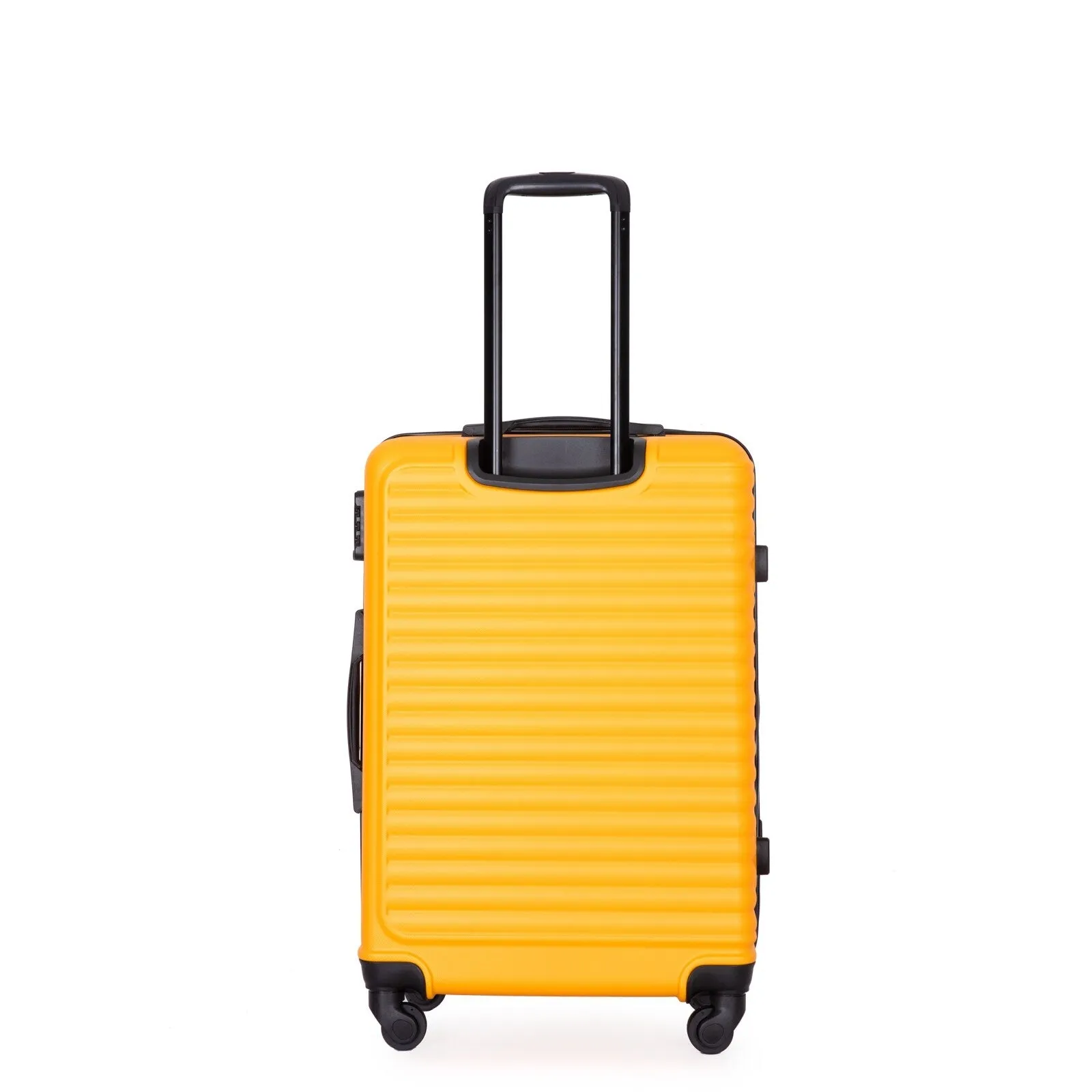 ABS 3 Piece Luggage Sets with TSA Lock and 2 Hooks, (20/24/28) Lightweight Suitcase with Spinner Wheels and Adjustable Pull Rod