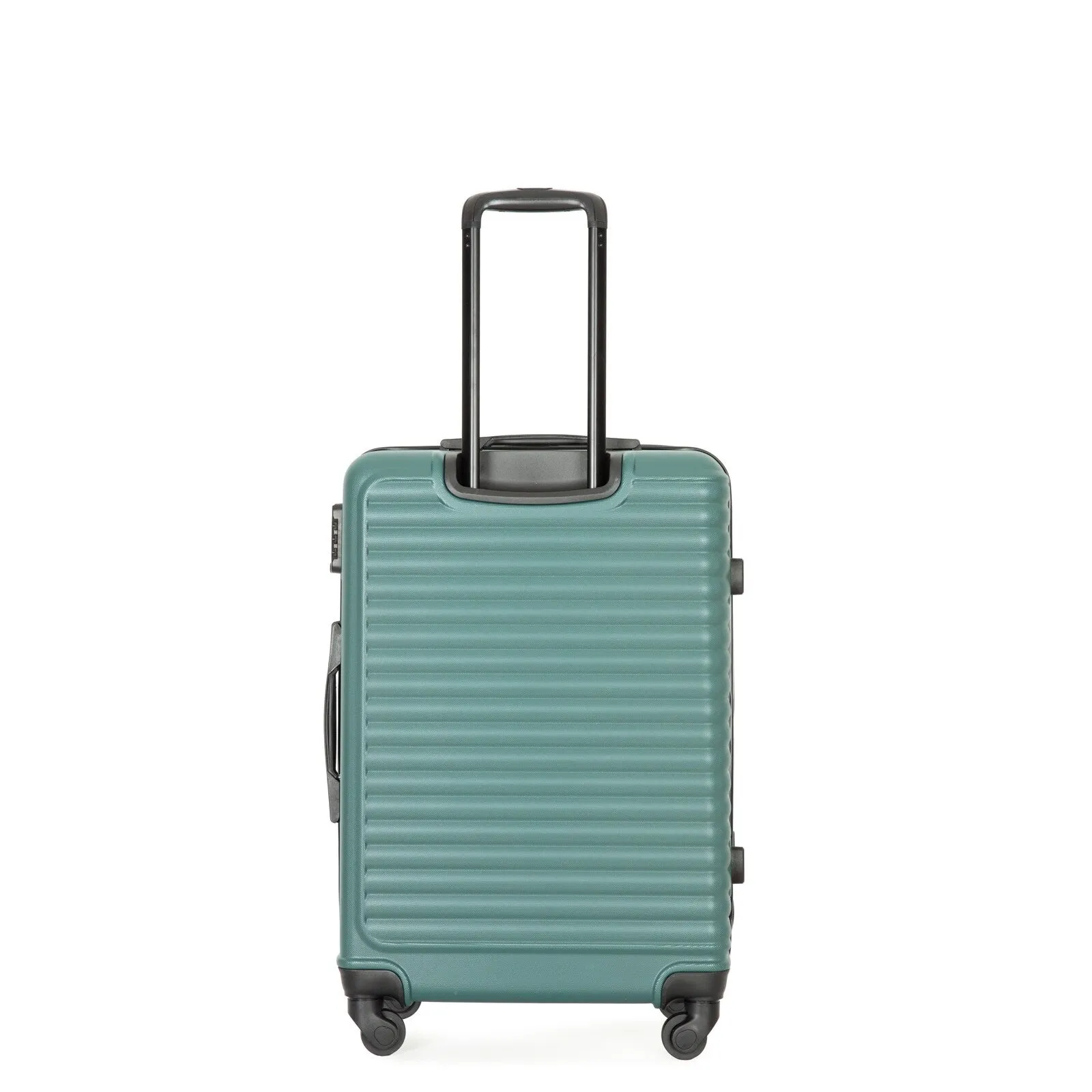 ABS 3 Piece Luggage Sets with TSA Lock and 2 Hooks, (20/24/28) Lightweight Suitcase with Spinner Wheels and Adjustable Pull Rod
