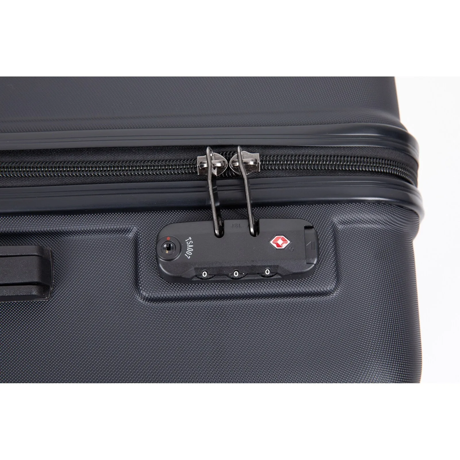 ABS 3 Piece Luggage Sets with TSA Lock and 2 Hooks, (20/24/28) Lightweight Suitcase with Spinner Wheels and Adjustable Pull Rod