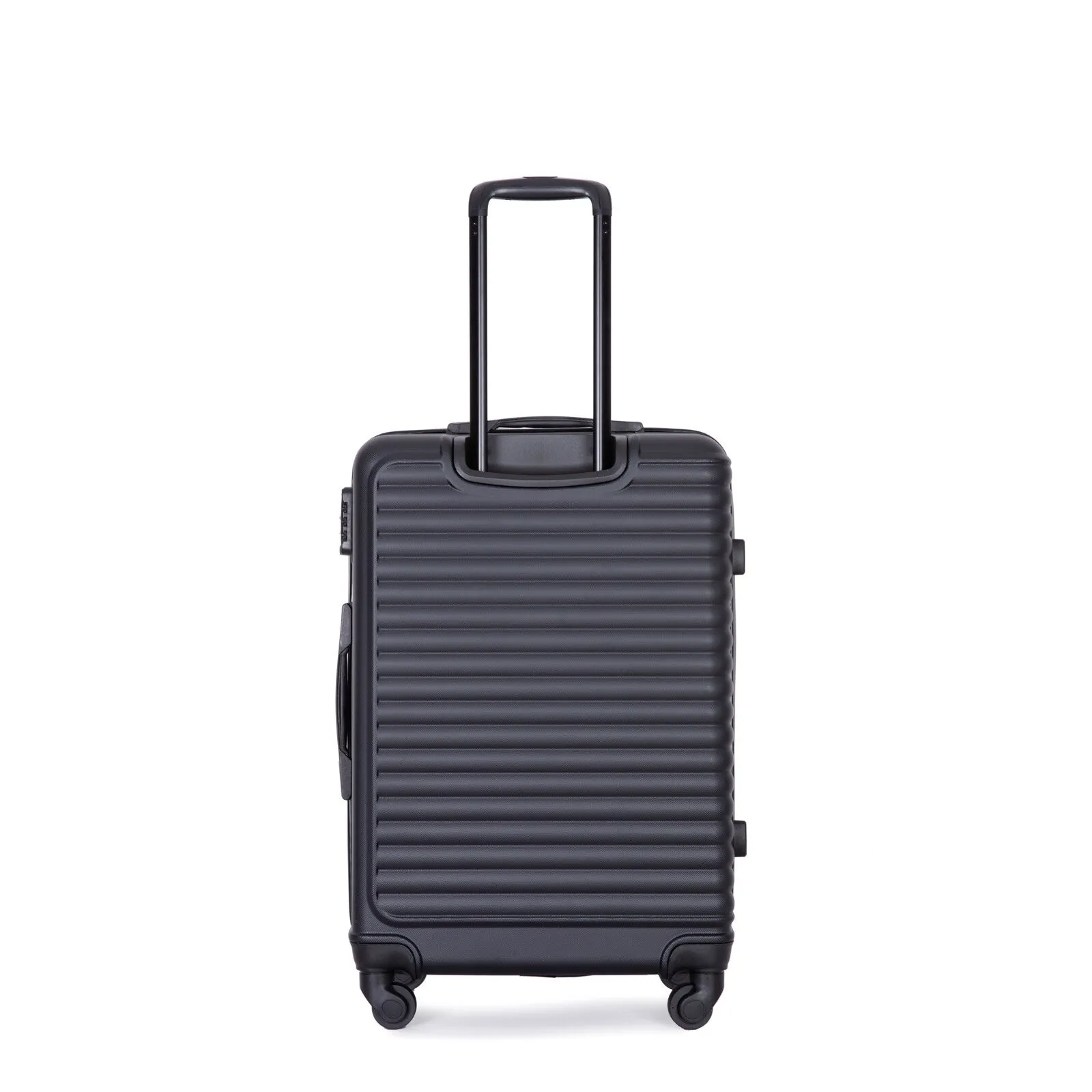 ABS 3 Piece Luggage Sets with TSA Lock and 2 Hooks, (20/24/28) Lightweight Suitcase with Spinner Wheels and Adjustable Pull Rod