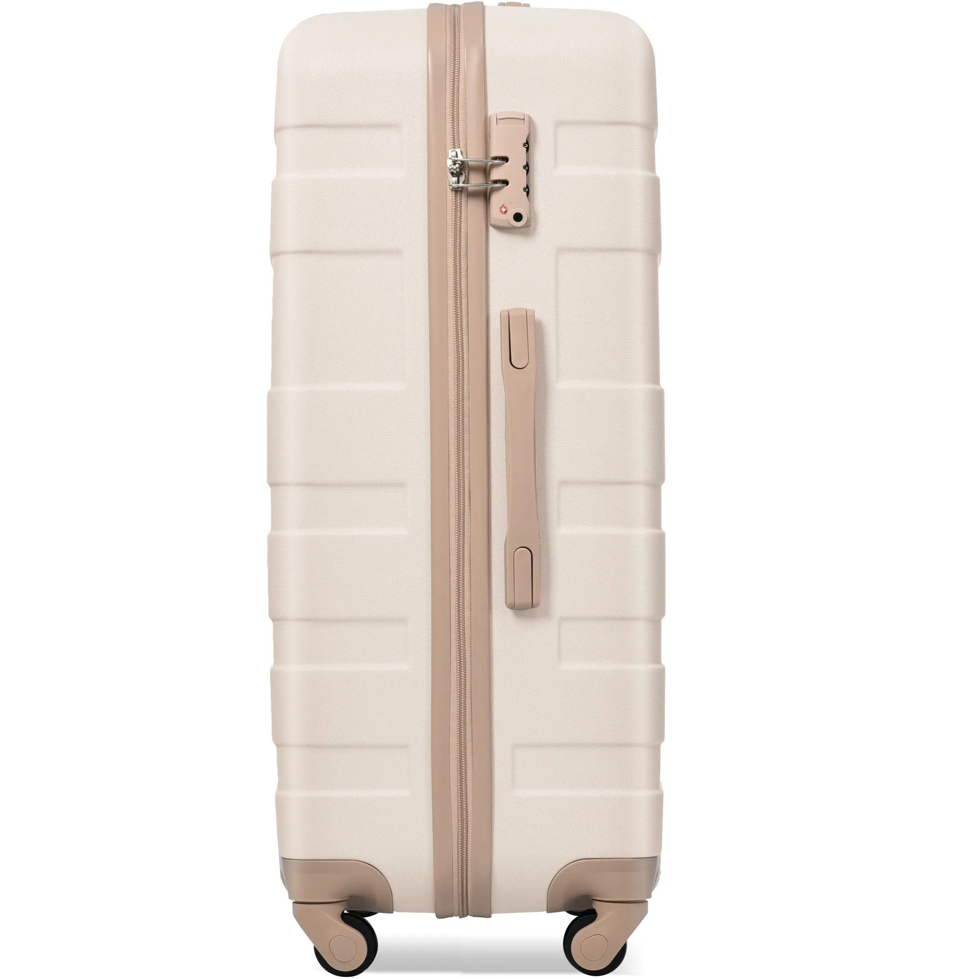 ABS Suitcase Set with Expandable Travel Bag and 4 Spinner Wheels, 4 Piece Luggage Sets with TSA Lock and Pockets