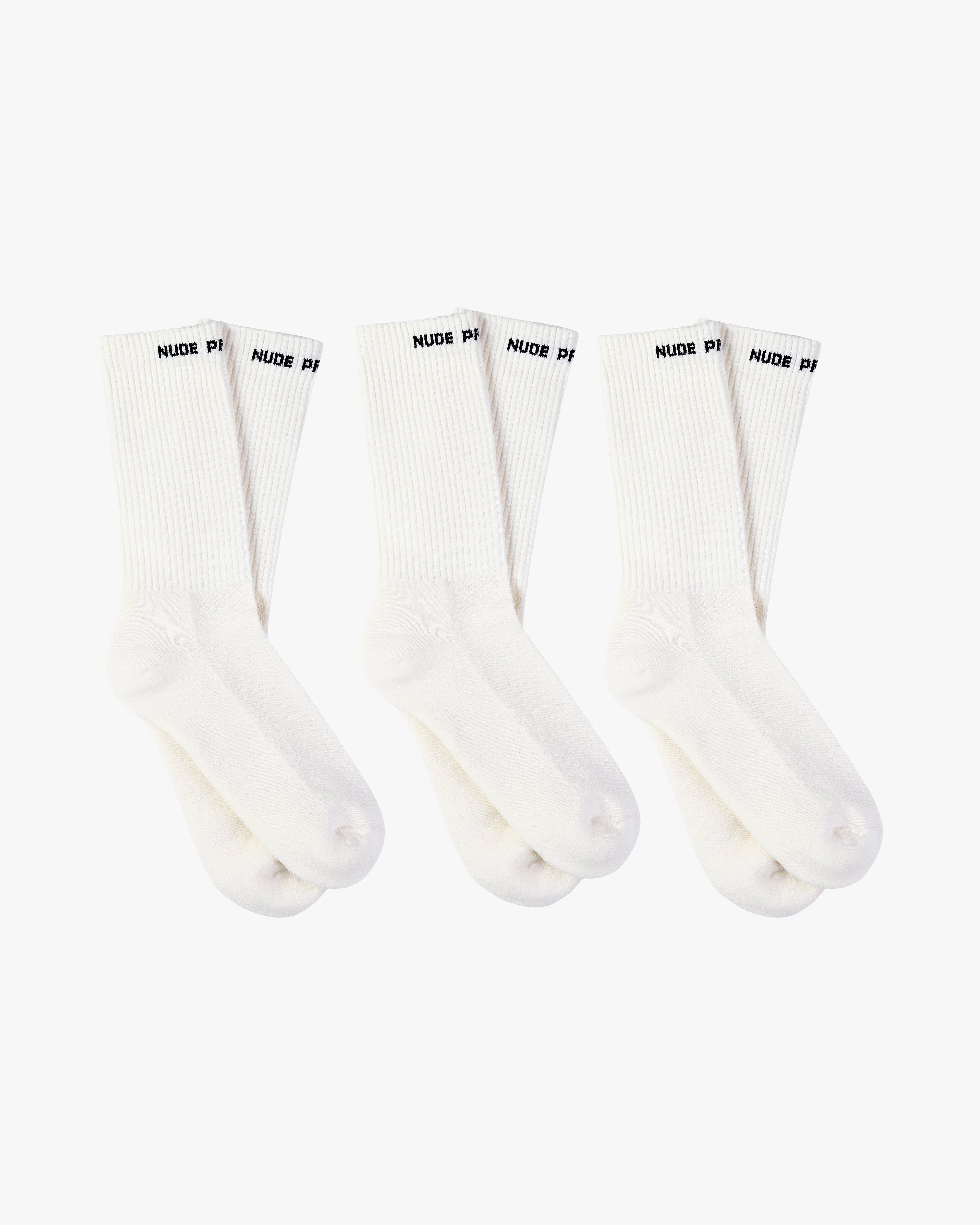 Allday Socks White 3Xpack