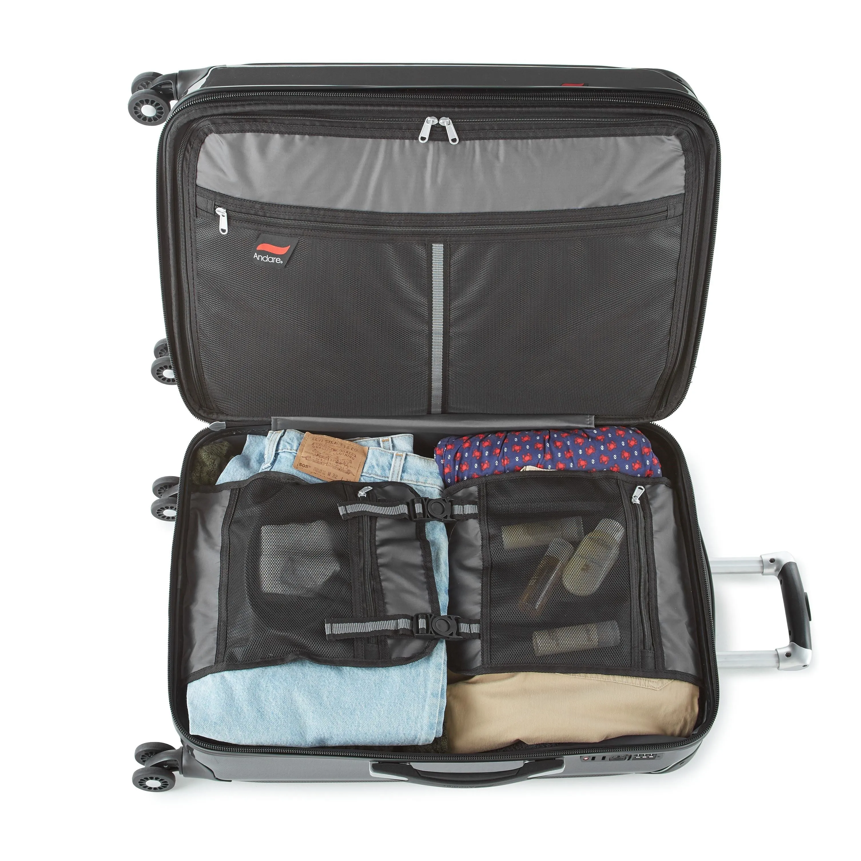 Andare Barcelona-3 20" Carry-on Exp. Hardside Spinner