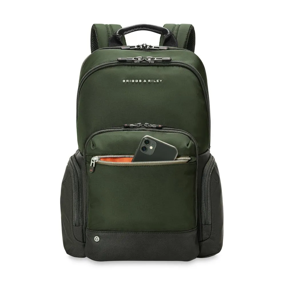 Briggs & Riley Recycled Day Bag Medium Multi-Pocket Backpack